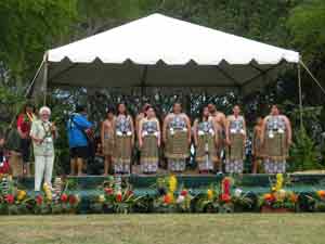 Maori youth dancers at one of the HOSW Traditional Arts presentations